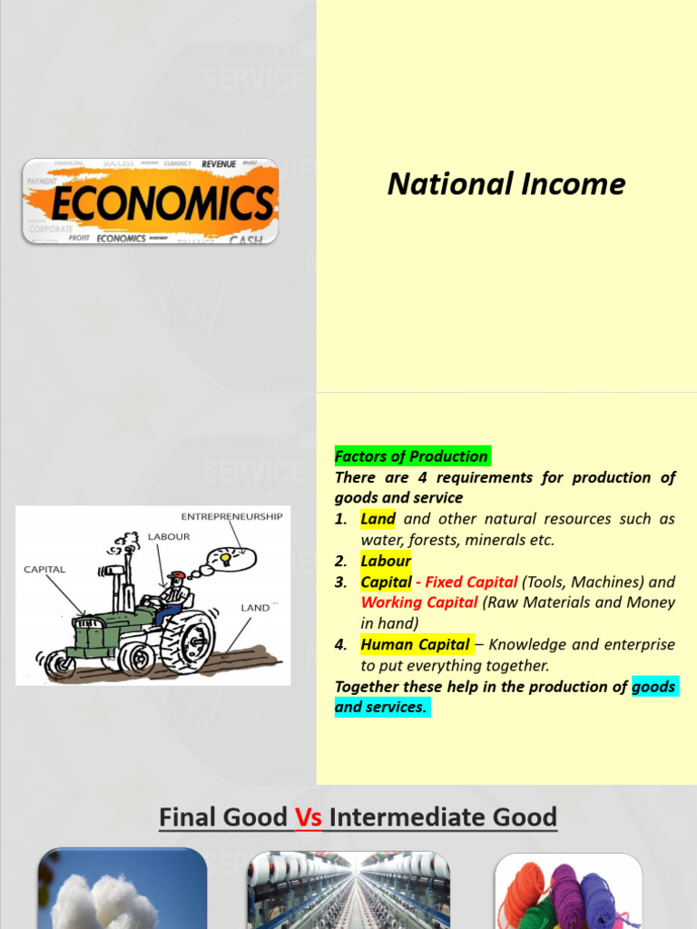 Understanding National Income Components | PDF | Capital (Economics ...