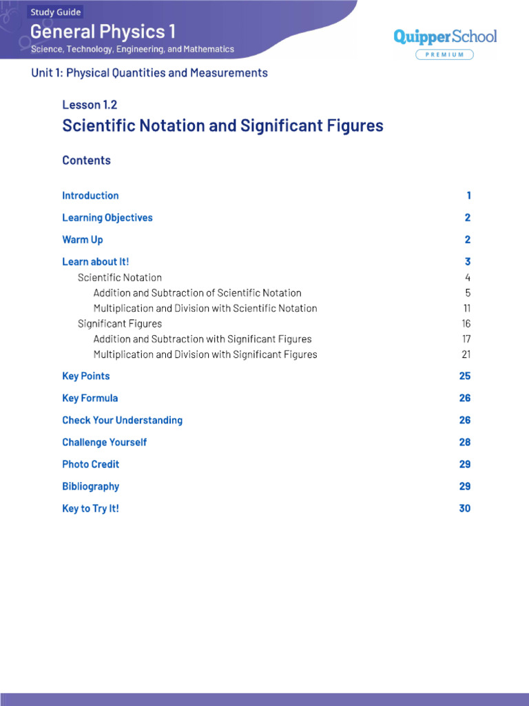 GP1 Scientific Notation | PDF