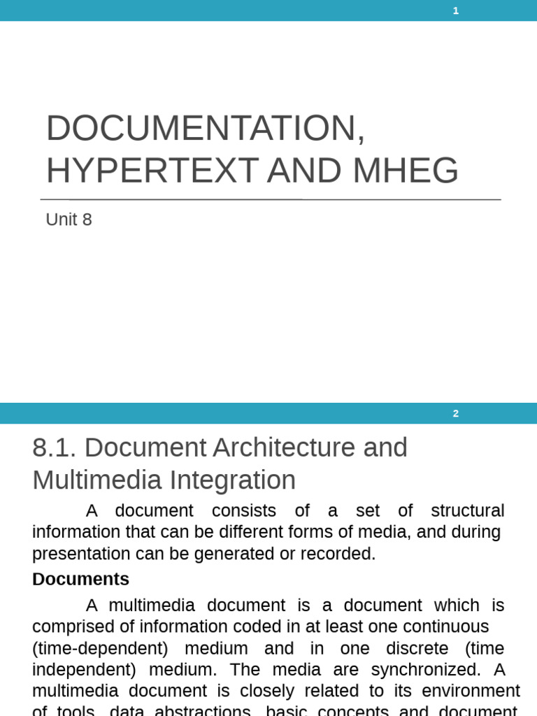 Multimedia Document Architecture Guide | PDF | Hypertext | Multimedia