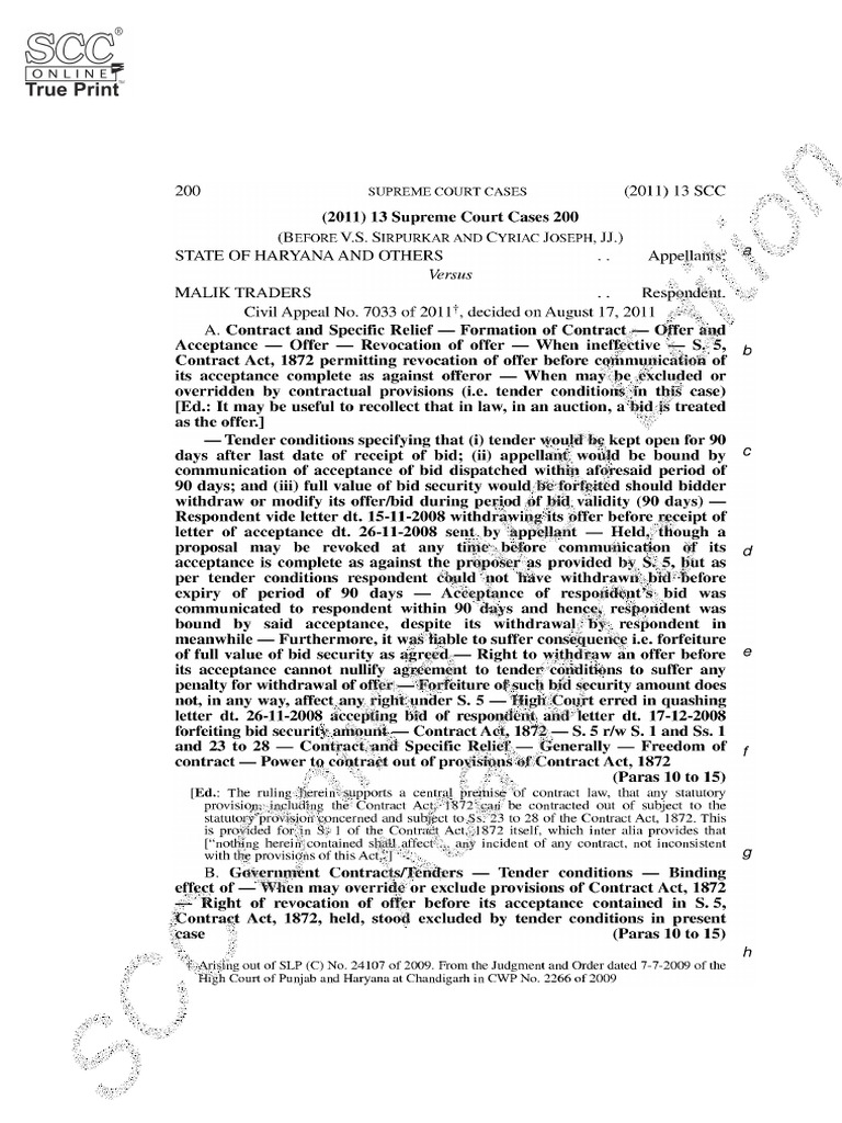 Modak Judgment Analysis: SCC 2008 | PDF | Supreme Court Of The United ...