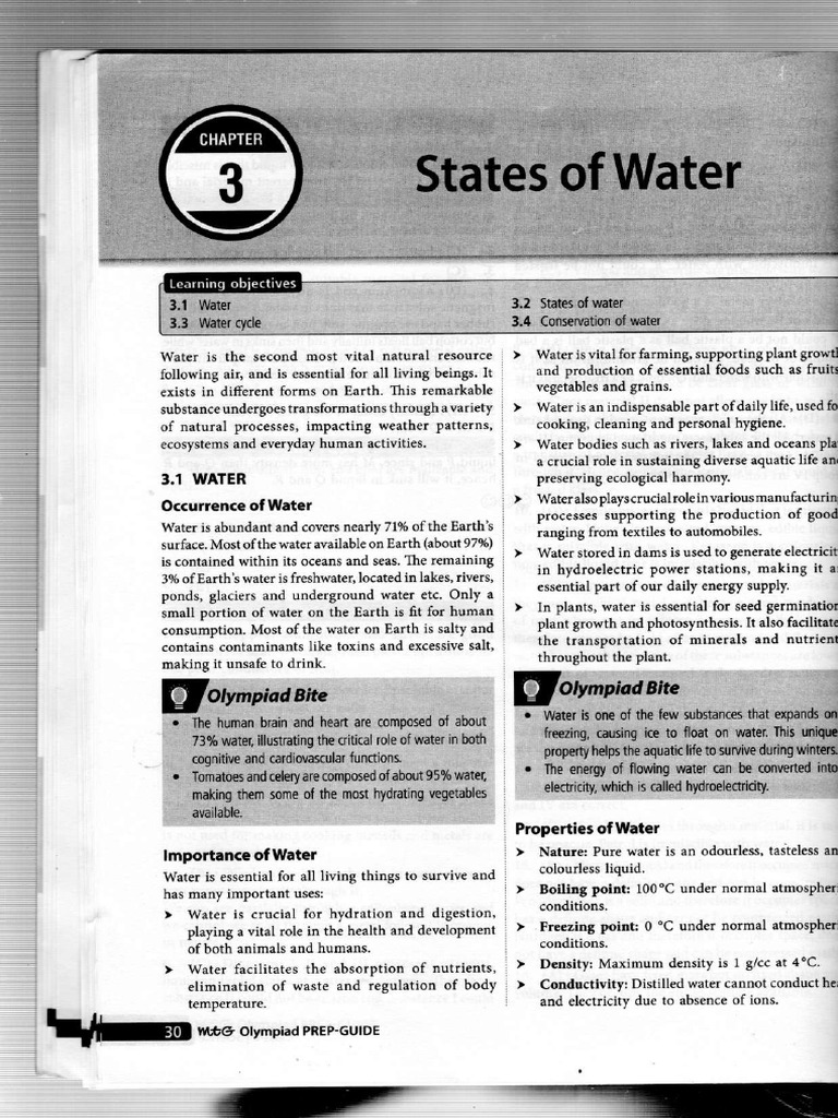 CH - 3 States of Water001 | PDF