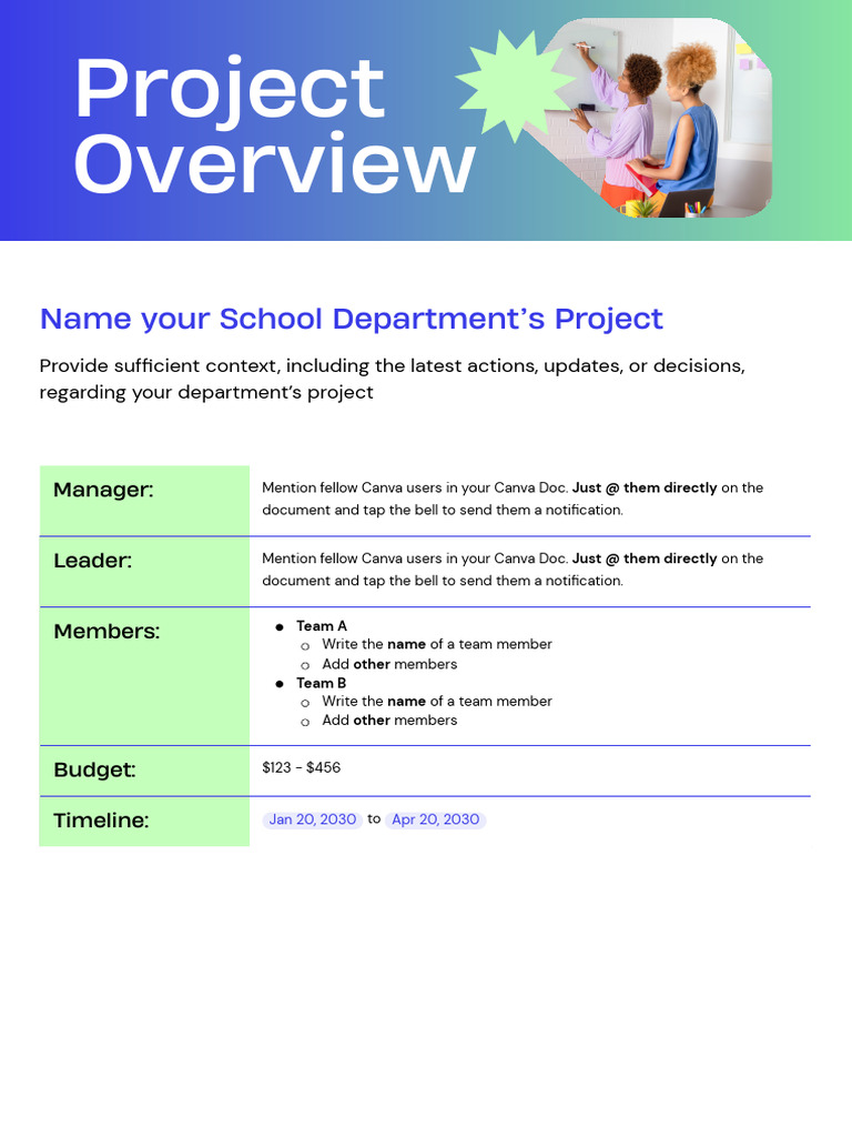 Project Overview Doc in Gradient Style | PDF | Computing