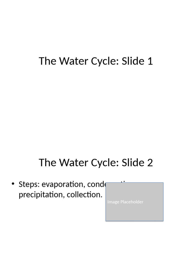 Understanding the Water Cycle Steps | PDF