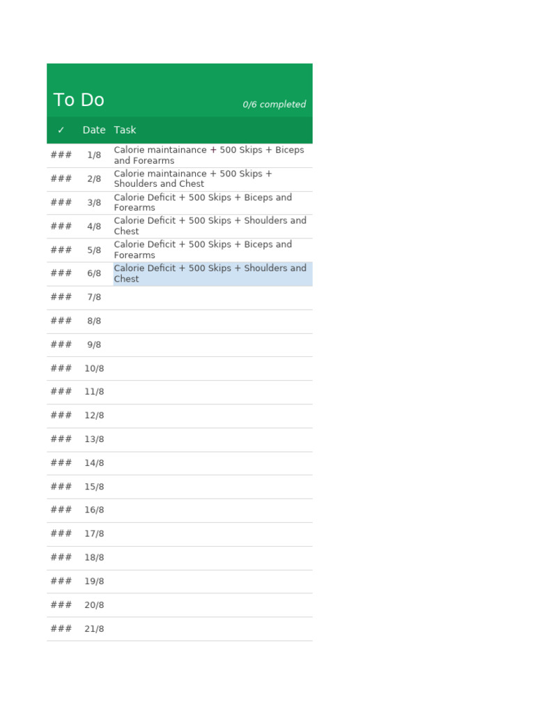 To-Do List | PDF