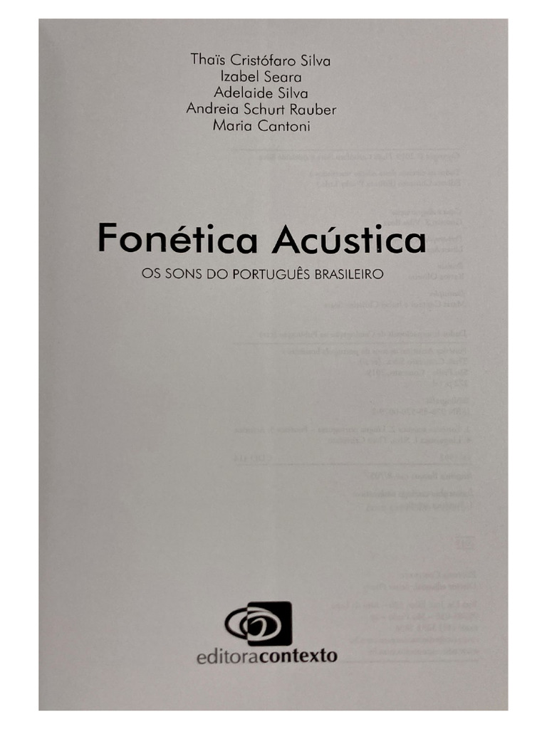 Conceitos Fundamentais de Fontica Articulatria | PDF