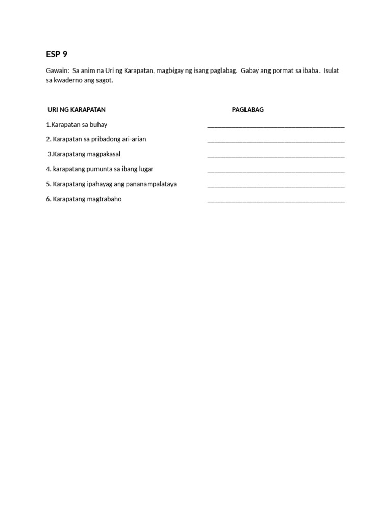 Esp 9 | PDF