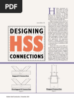 Designing HSS Connections