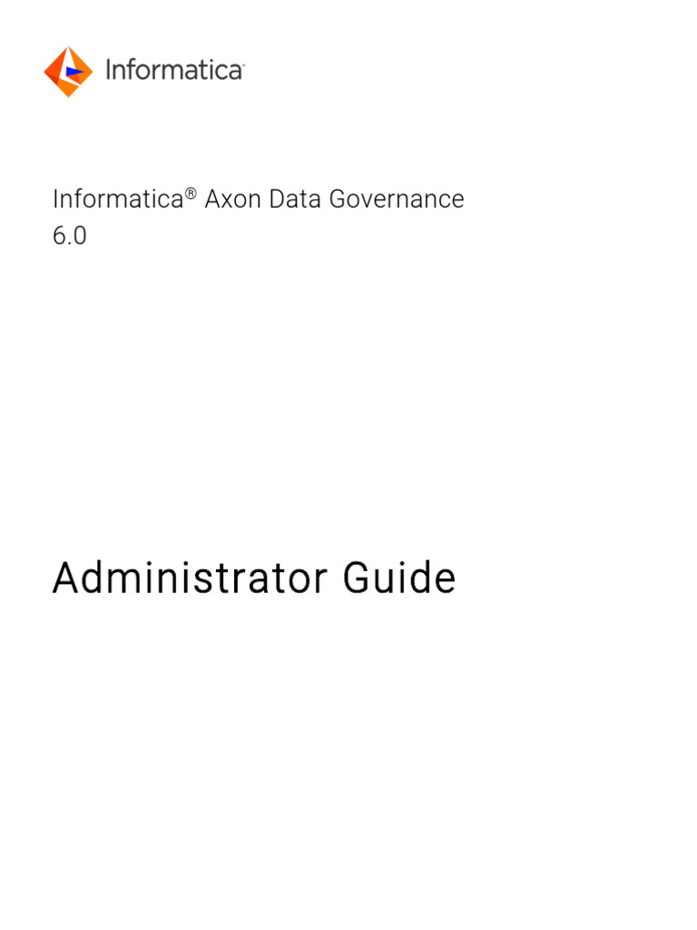 Axon Data Governance Admin Guide 6.0 | PDF | Databases | Legal Liability
