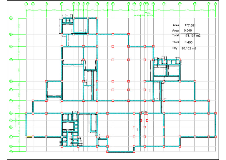 Plinth Beam Mess Building 01-Layout2 | PDF