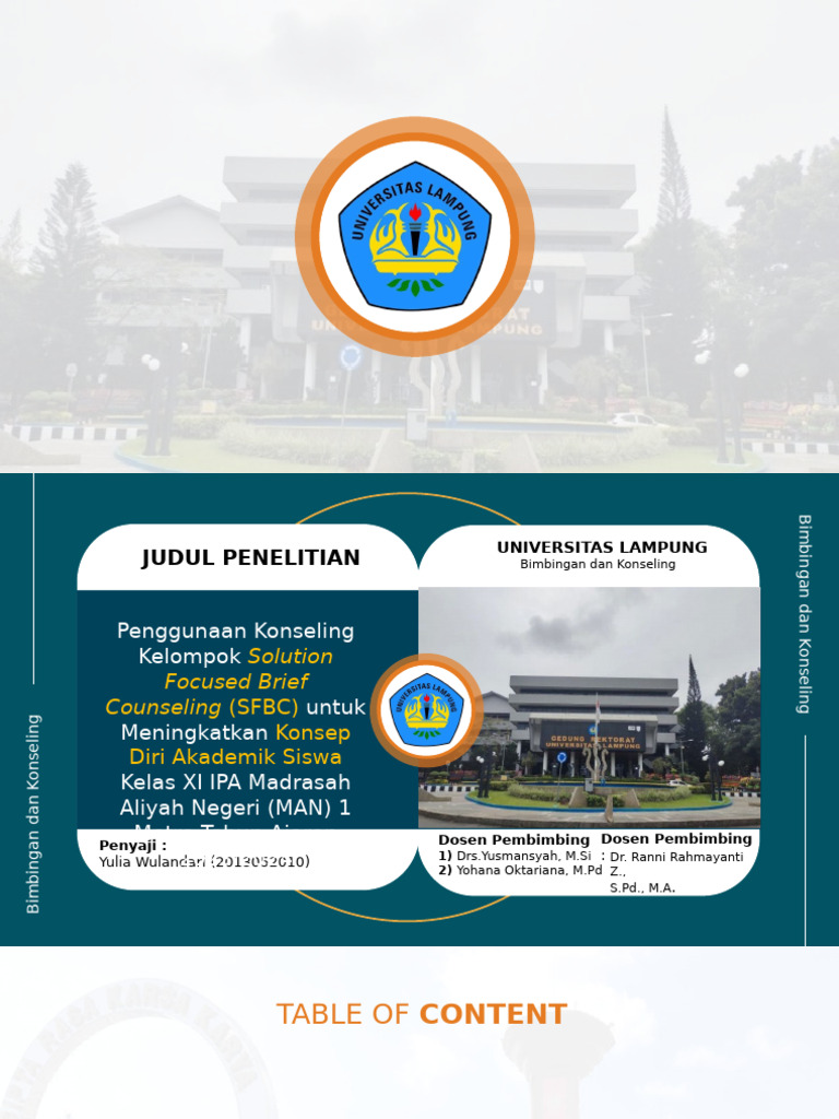 Konseling SFBC Tingkatkan Konsep Diri Siswa | PDF