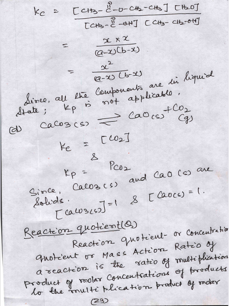 Class 11th Unit 07 Equilibrium | PDF