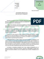 Cdp-15 ans arrêté de formation en orthophonie