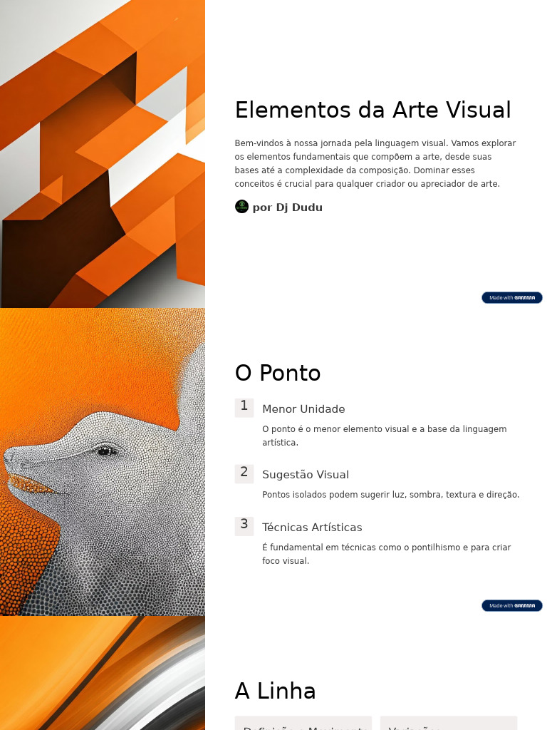 Elementos Fundamentais da Arte Visual | PDF | Cor | Visão