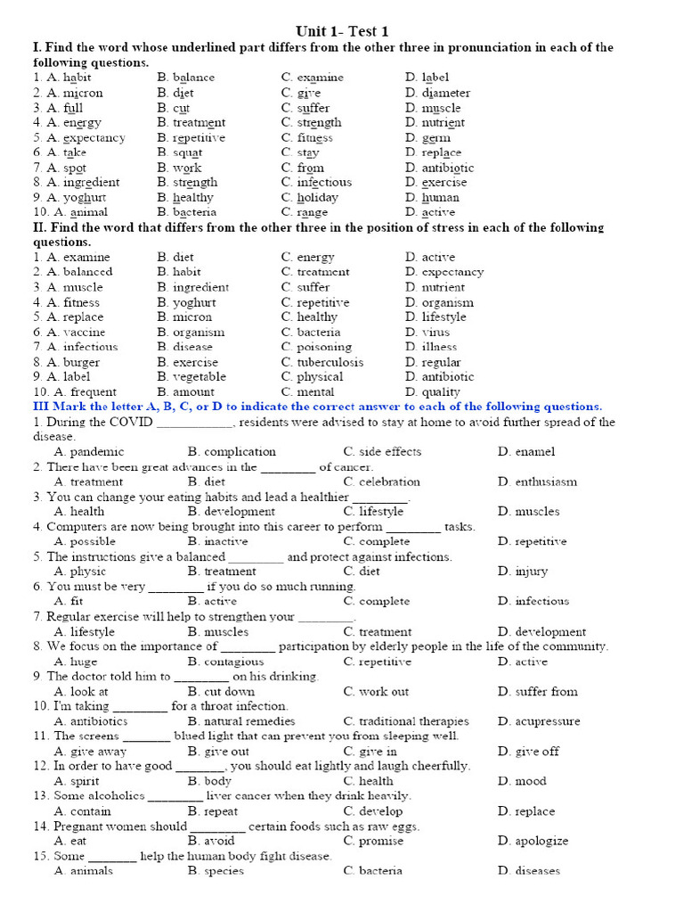 Unit 1 Test 1 Form 2025doc 1600 PDF - Gdrive.vip | PDF