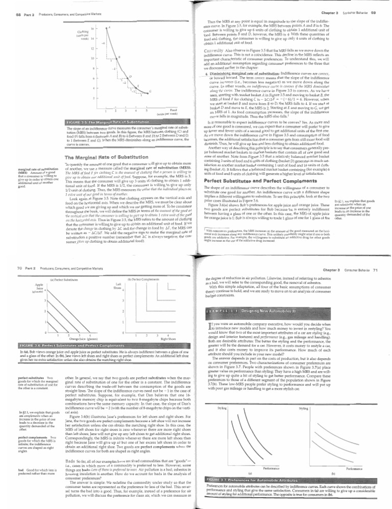 MRS and Indifference Curves Explained | PDF | Utility | Microeconomics