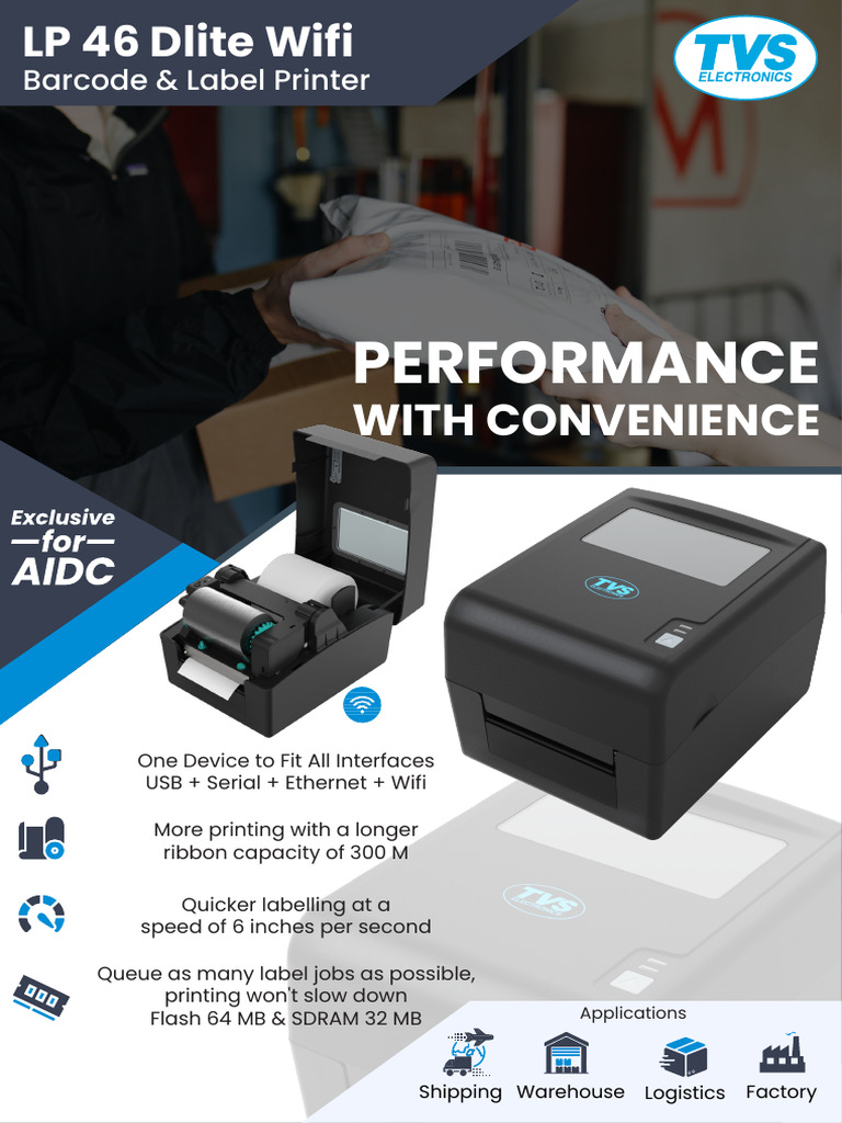 LP 46 Dlite Printer Specifications | PDF | Printer (Computing) | Computing