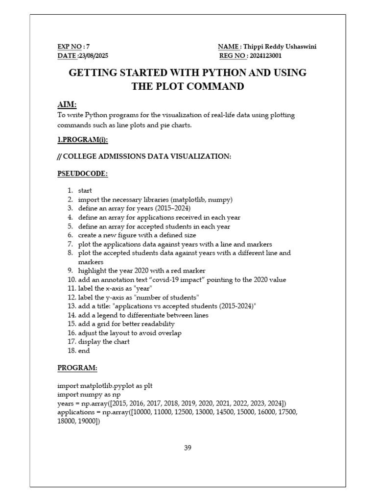 Python Data Visualization Techniques | PDF