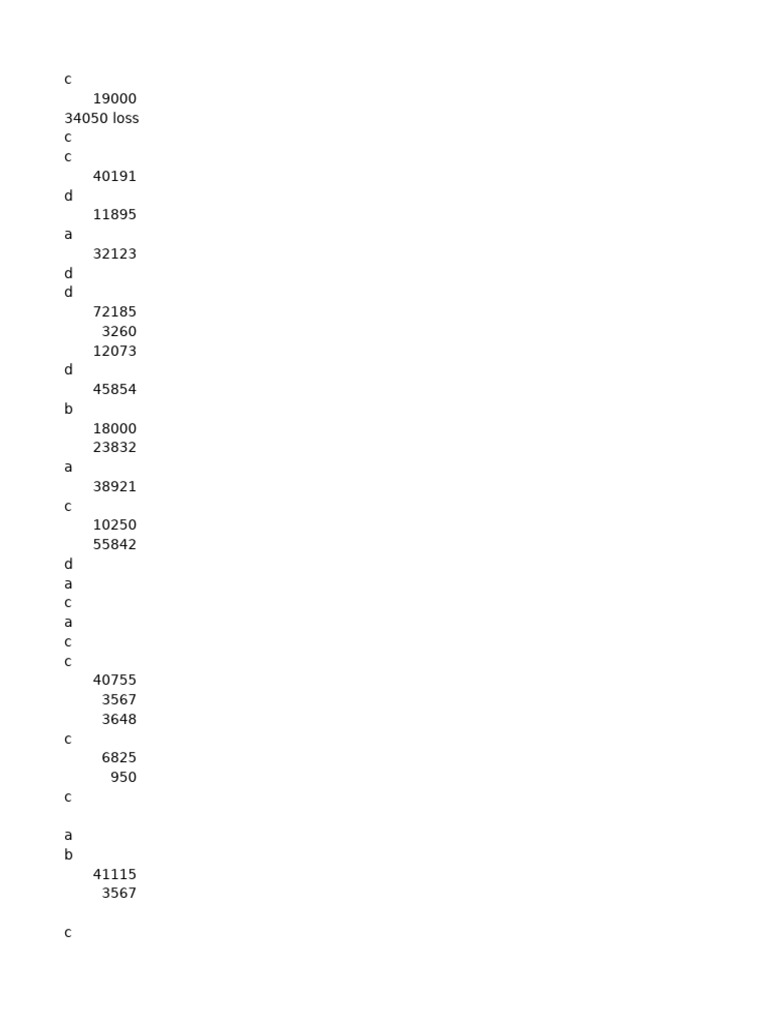 Data Analysis of Numeric Entries | PDF