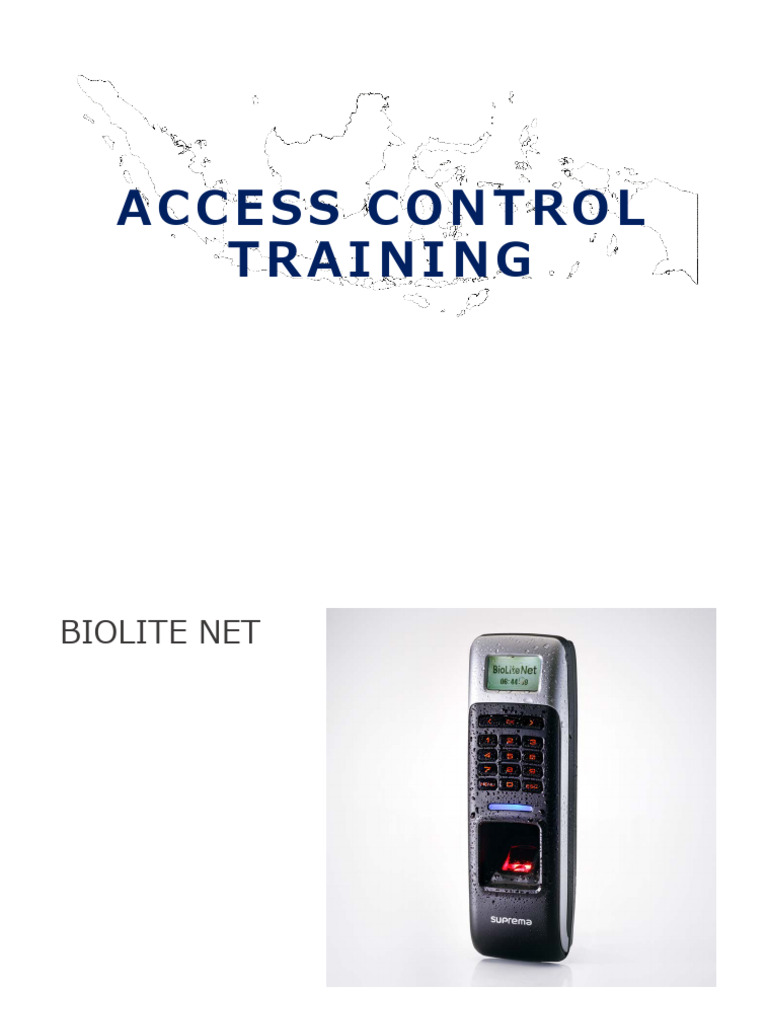 Access Control Training Guide | PDF | Access Control | Databases