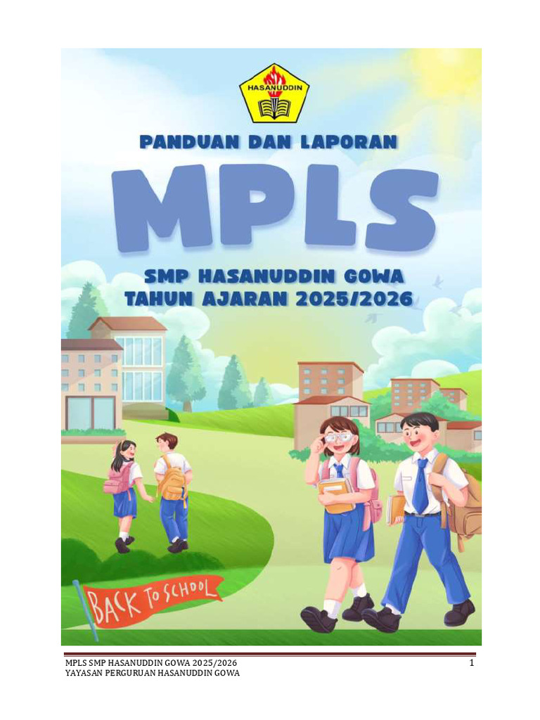 Laporan MPLS SMP Hasanuddin Gowa 2025 | PDF