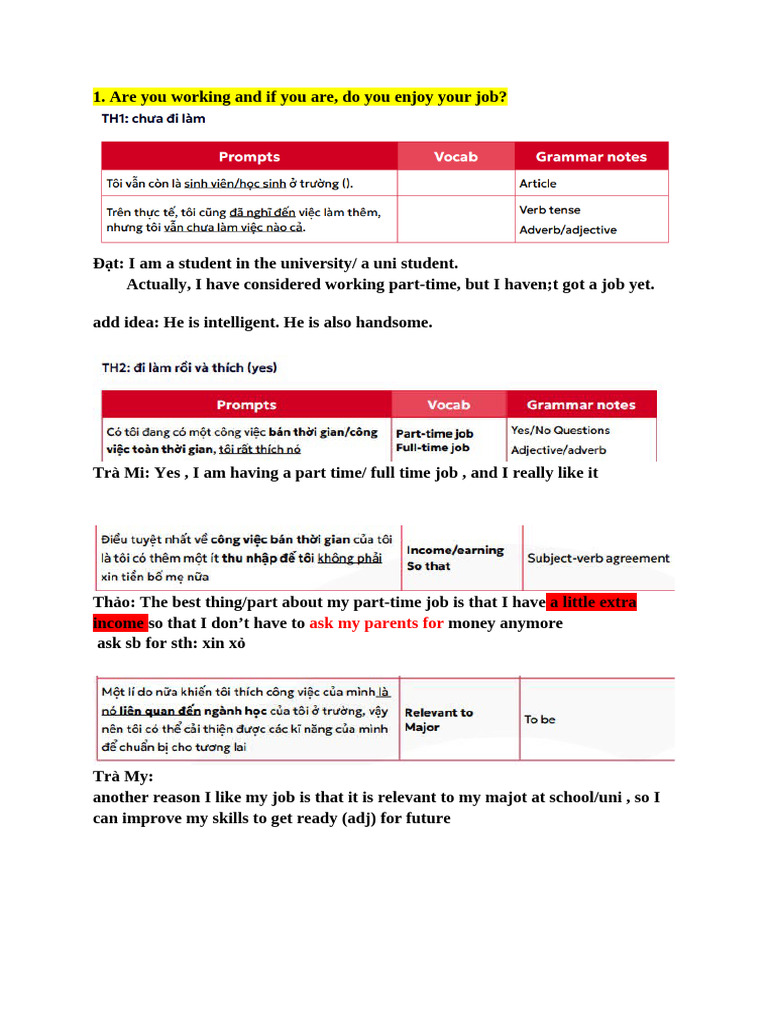 Student Job Preferences and Work Styles | PDF