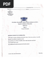 Wakisha 2025 Biology Mock Exam Paper 2 | PDF