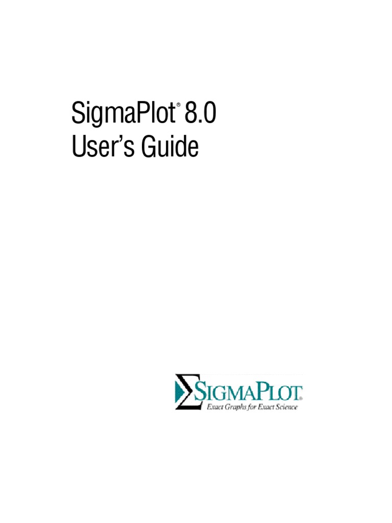 Sigma Plot Userguide | PDF | Chart | Microsoft Excel