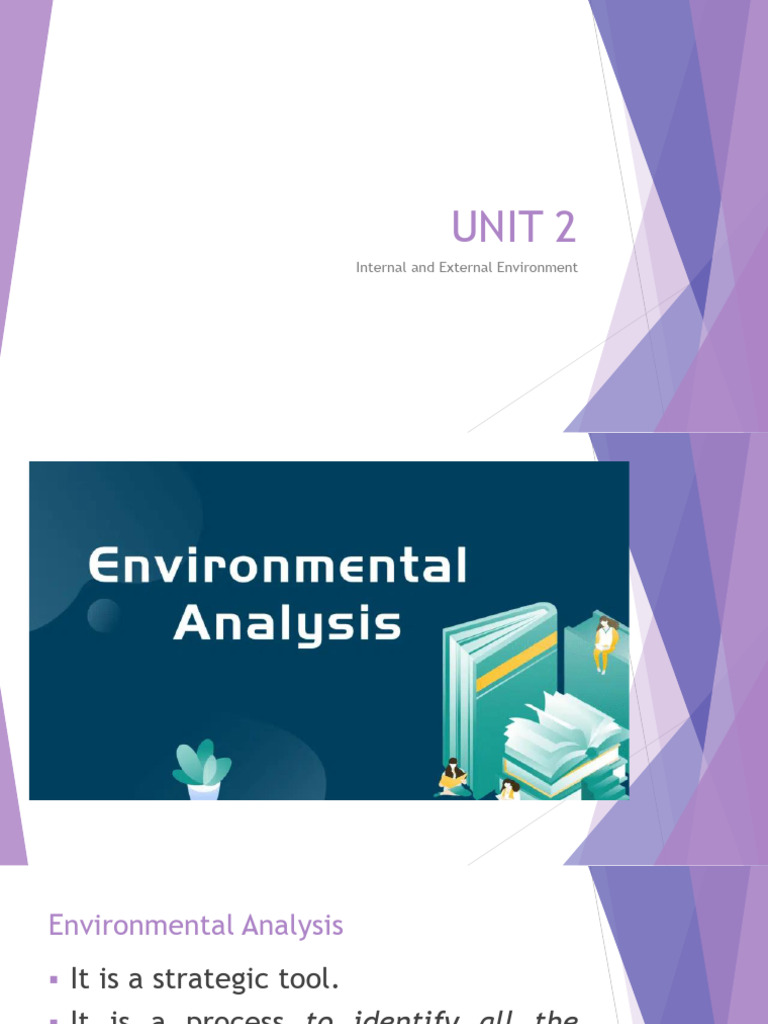 Environmental Analysis and Strategy Guide | PDF | Strategic Management ...
