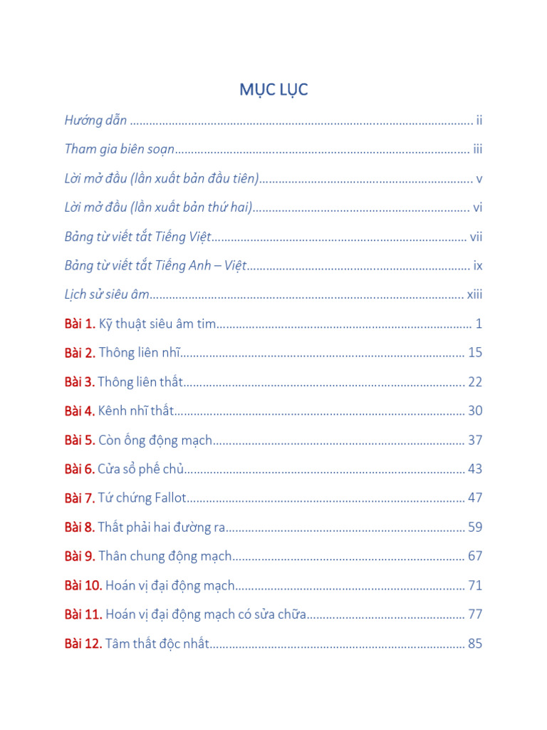 Mục Lục | PDF