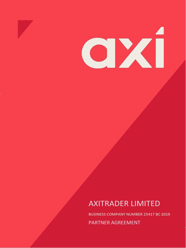 AxiTrader Partner Agreement Overview | PDF | Business | Business Law