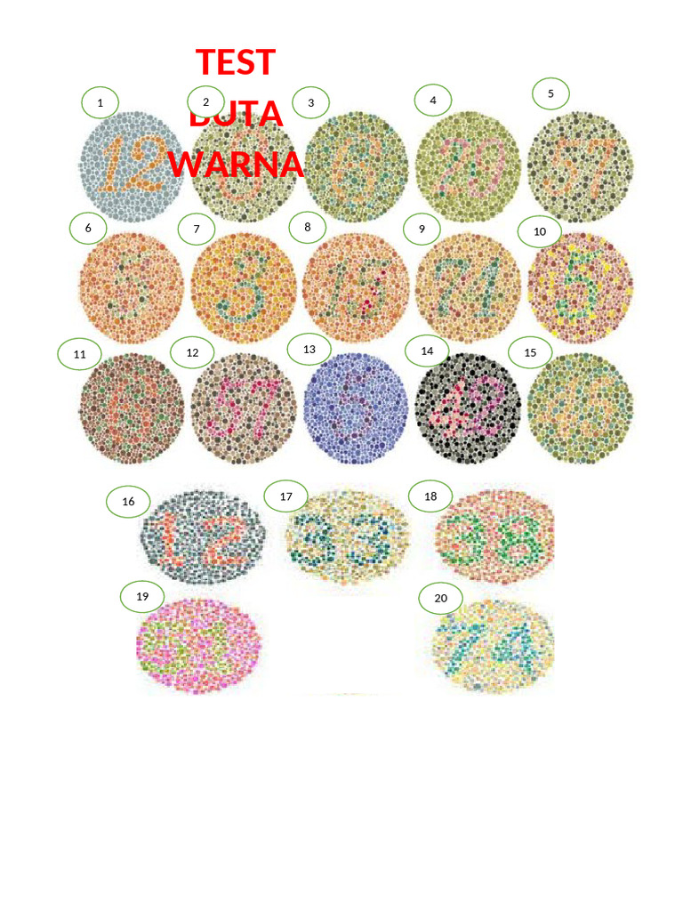 Tes Buta Warna | PDF