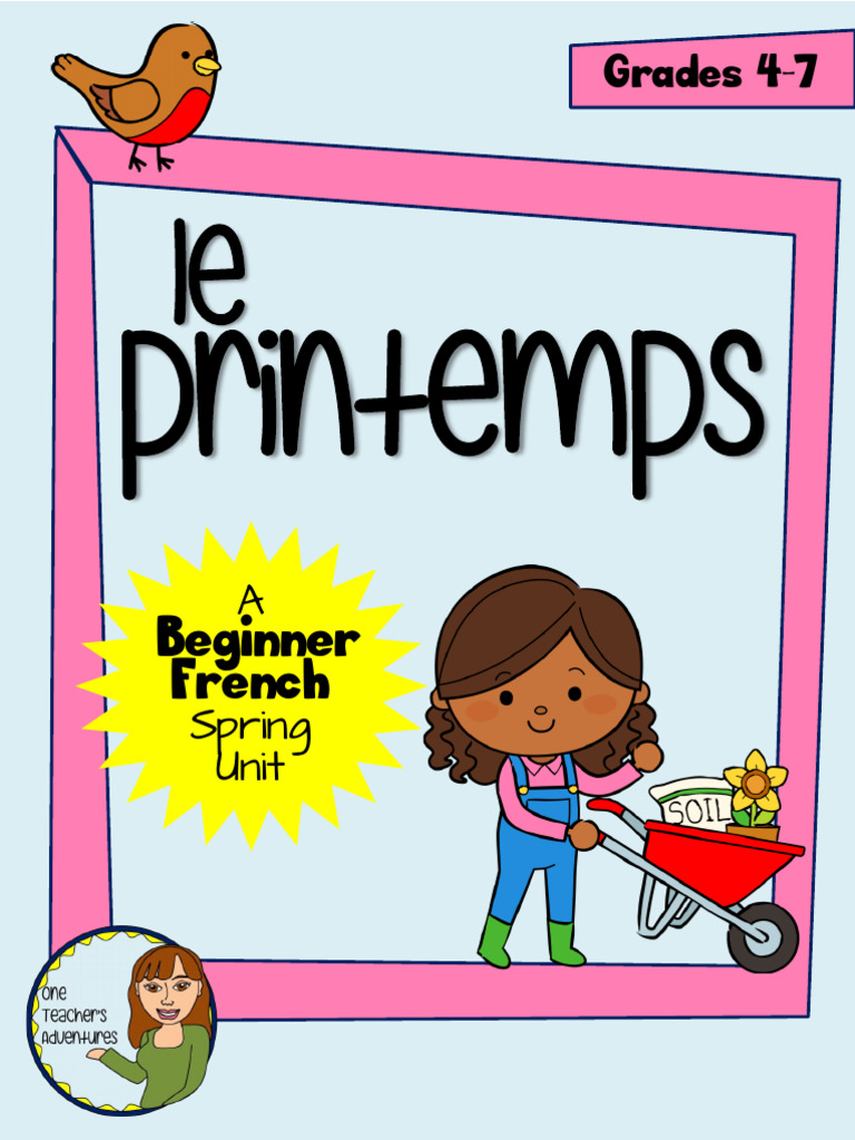 French Spring Vocabulary for Kids | PDF