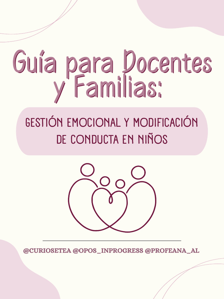 Gestión Emocional en Niños: Guía Docente | PDF | Las emociones ...