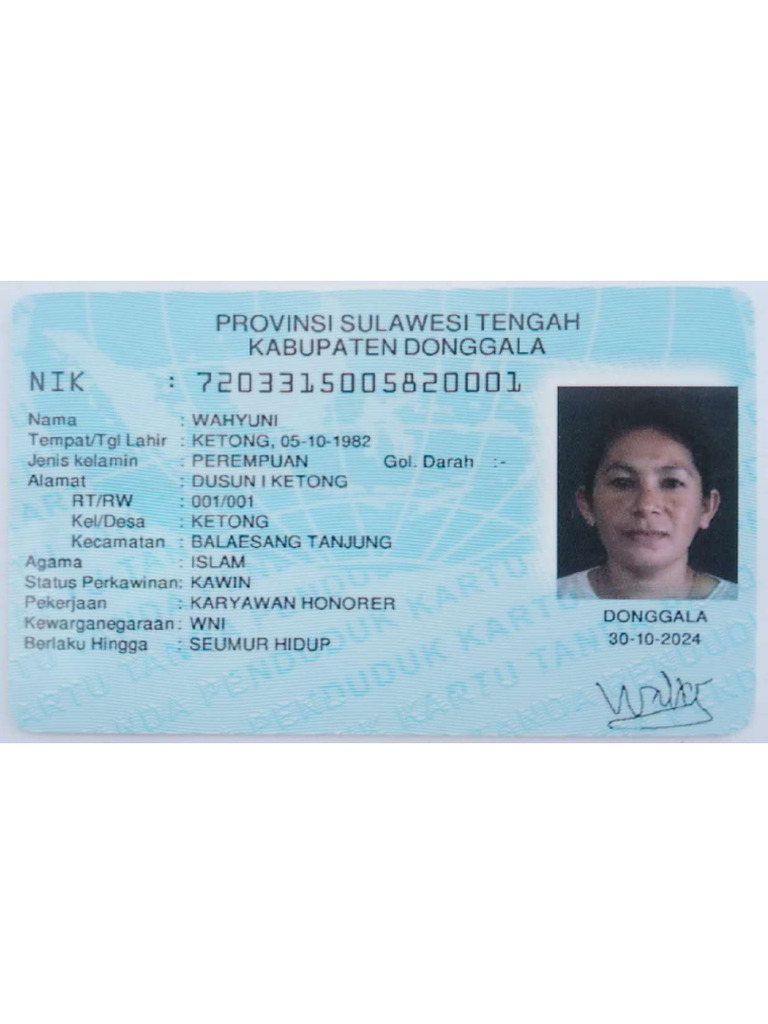 Wahyuni 202300218402 KTP | PDF