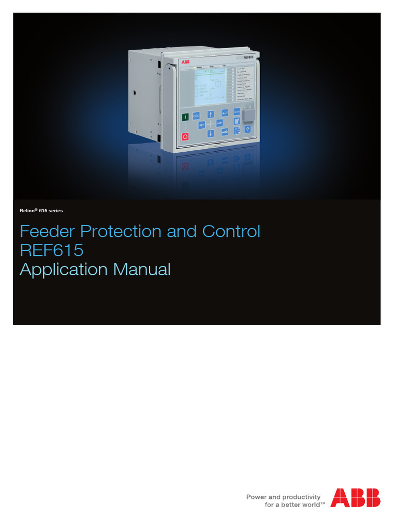 Relion 615 Series Application Manual | PDF | Electromagnetic ...