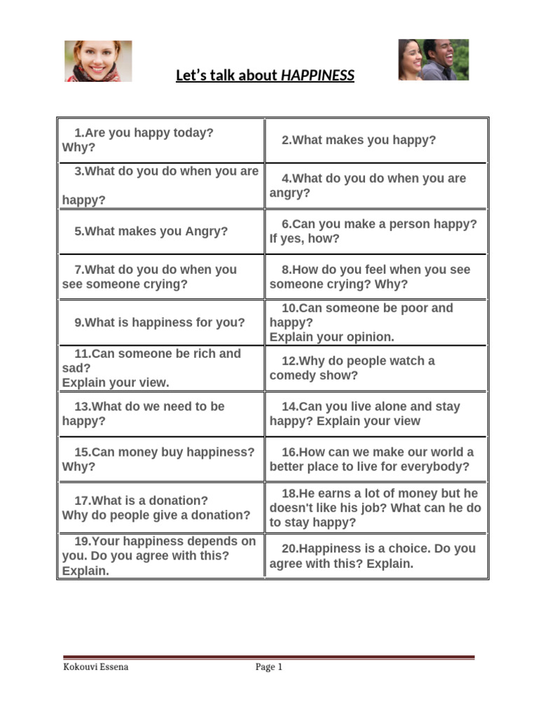Exploring the Nature of Happiness | PDF