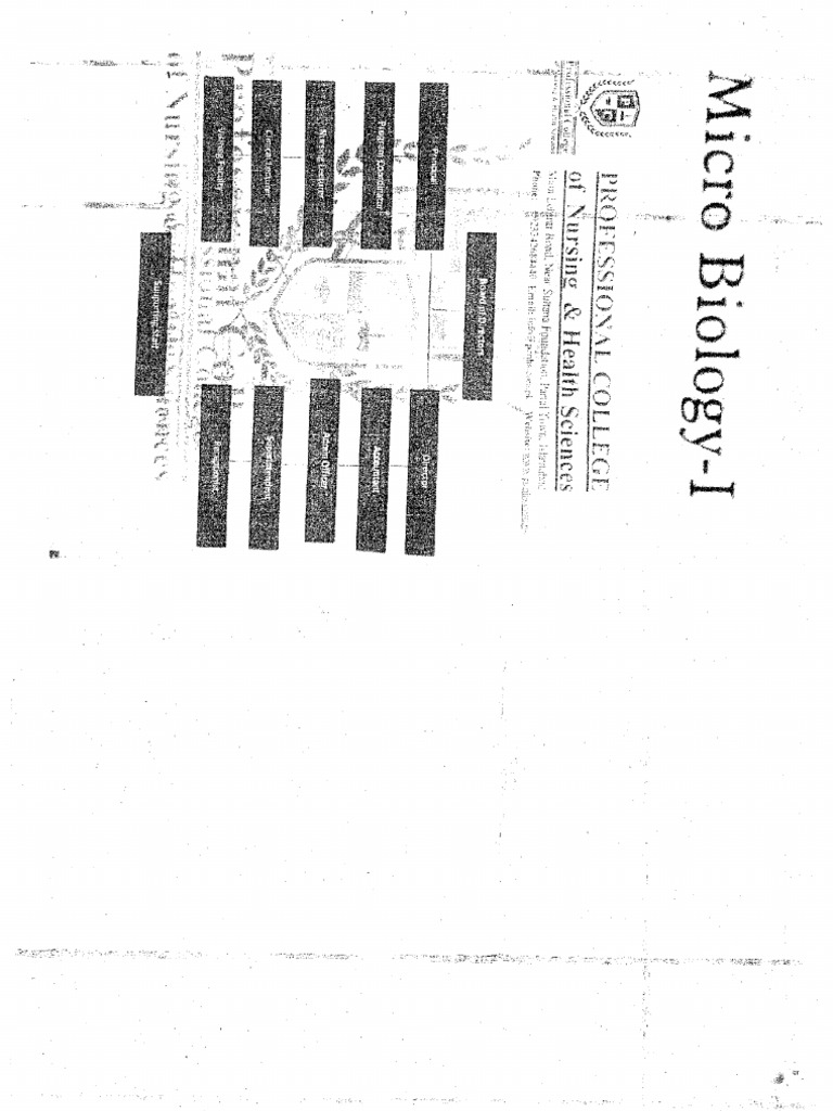 MICRO BIOLOGY NOTES - Compressed | PDF