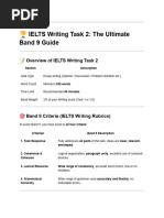 IELTS Band9 Writing Task2 Templates | PDF | Essays | Reason