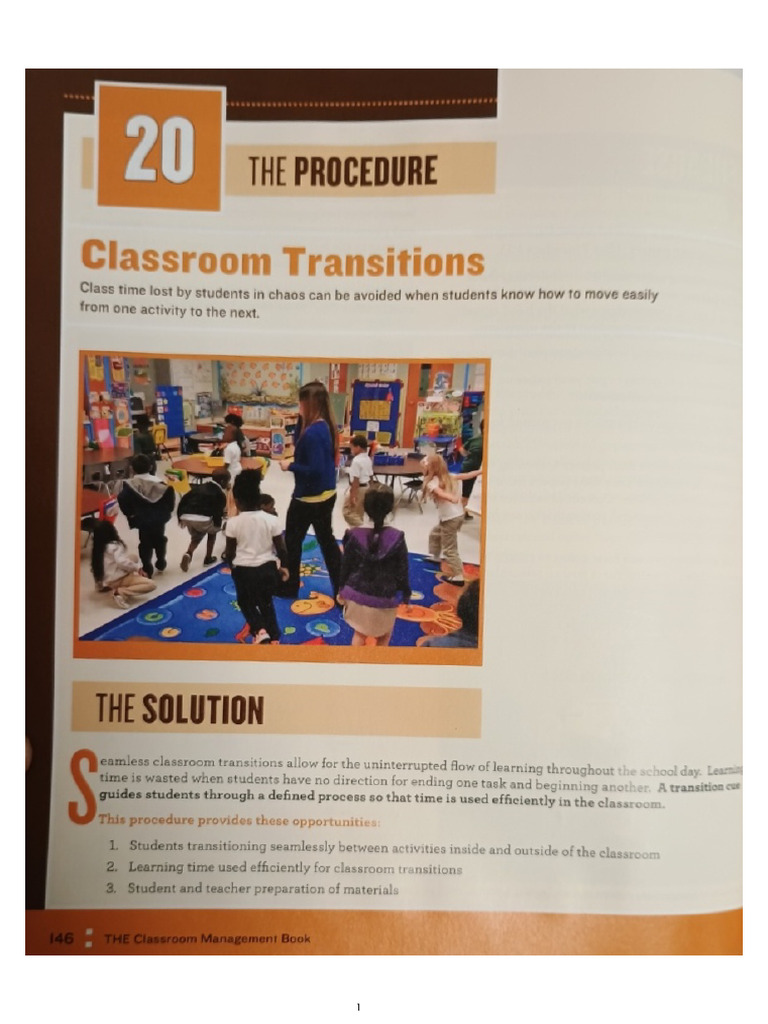 Classroom Transitions | PDF