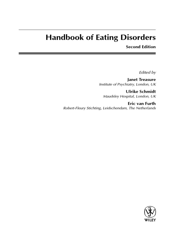 Eating Disorders Handbook, 2nd Edition | PDF | Mental Health