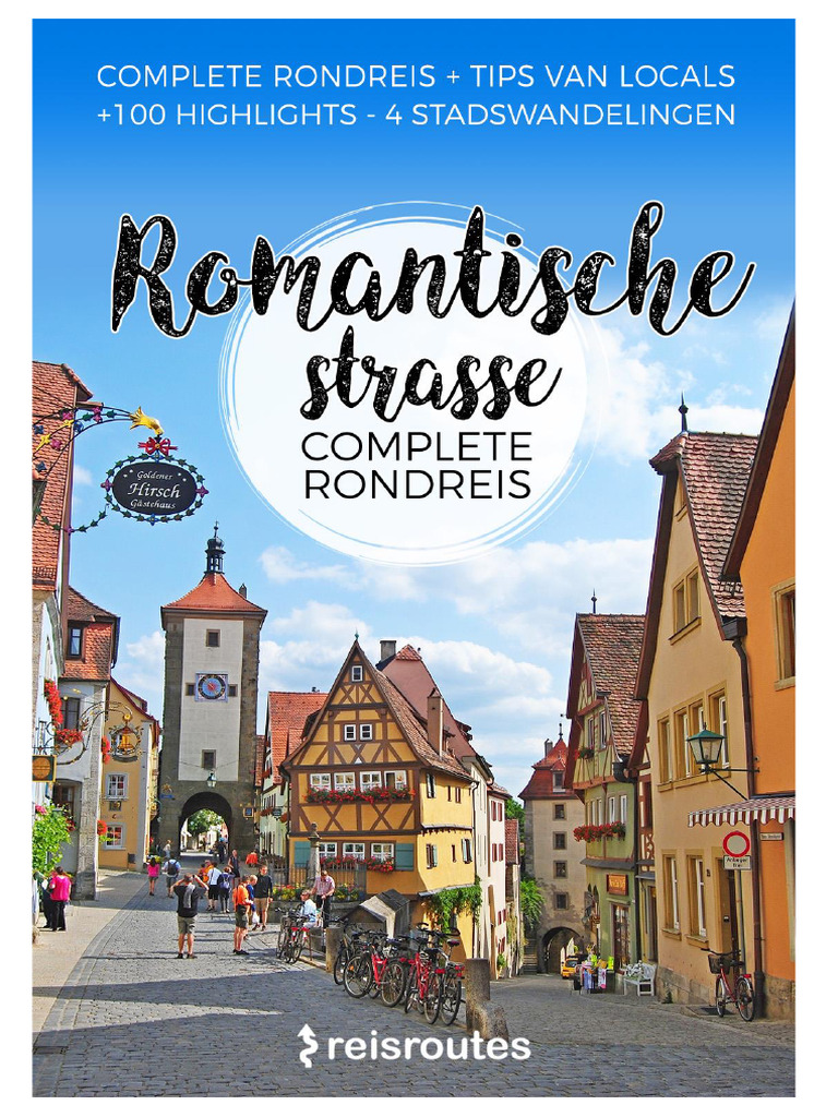 Stilvolle Romantische Strasse Mit Dem Auto Fotos