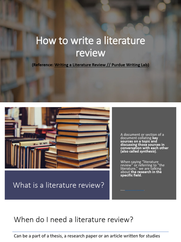 Writing a Literature Review Guide | PDF | Literature Review | Theory