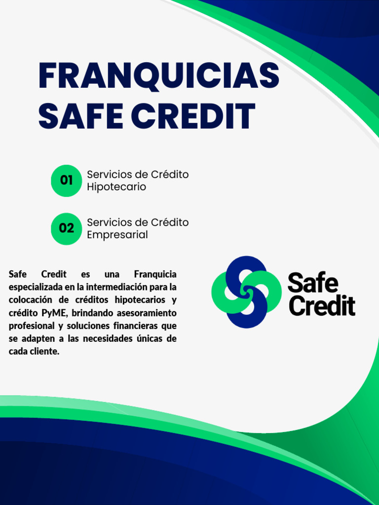 Safe Credit Presentación Clientes | PDF