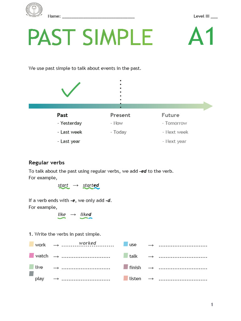 Past Simple Verb Exercises | PDF | Chess Theory | Chess
