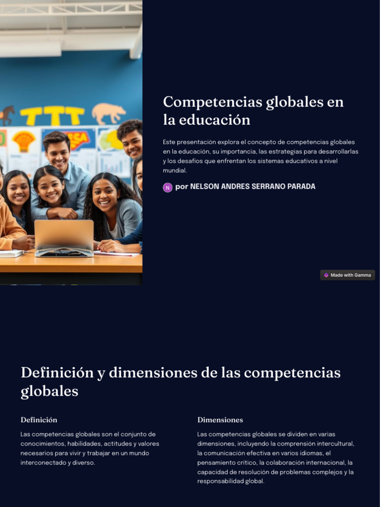 Competencias Globales en Educación | PDF | Plan de estudios | Educación ...