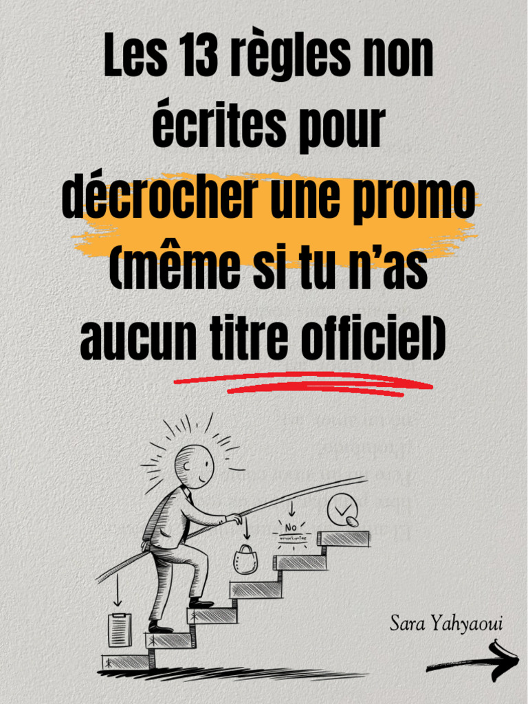 13 Règles pour Obtenir une Promotion | PDF