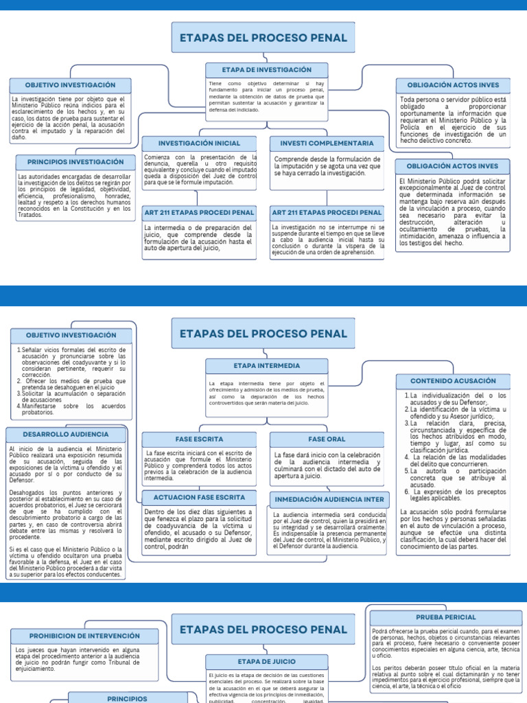 Etapas Proceso Penal | PDF | Juez | Justicia