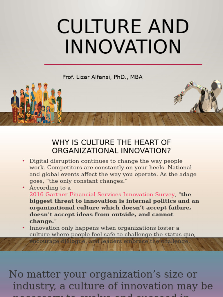 Culture's Role in Organizational Innovation | PDF | Artificial ...