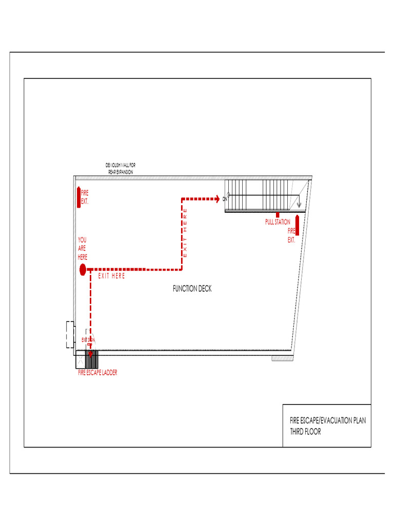 Fire Escape and Rear Expansion Plan | PDF