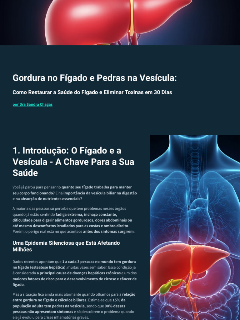 Protocolo LF30: Saúde do Fígado e Vesícula | PDF | Bile | Fígado
